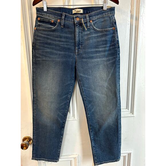 NEW Madewell Mid Rise Classic Straight Jeans Sz 31 - Picture 1 of 12